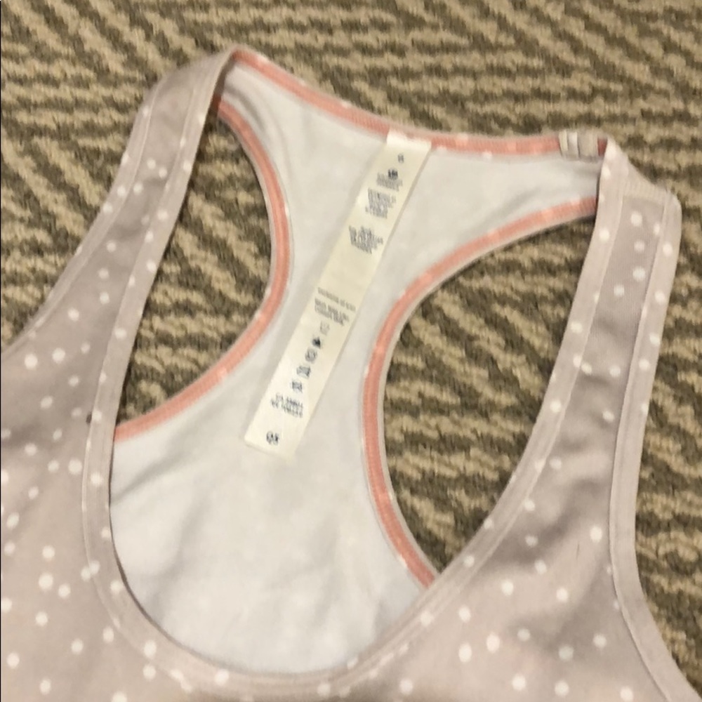 lululemon athletica Light Pink Polka Dot Racerback Tank - Picture 3 of 4